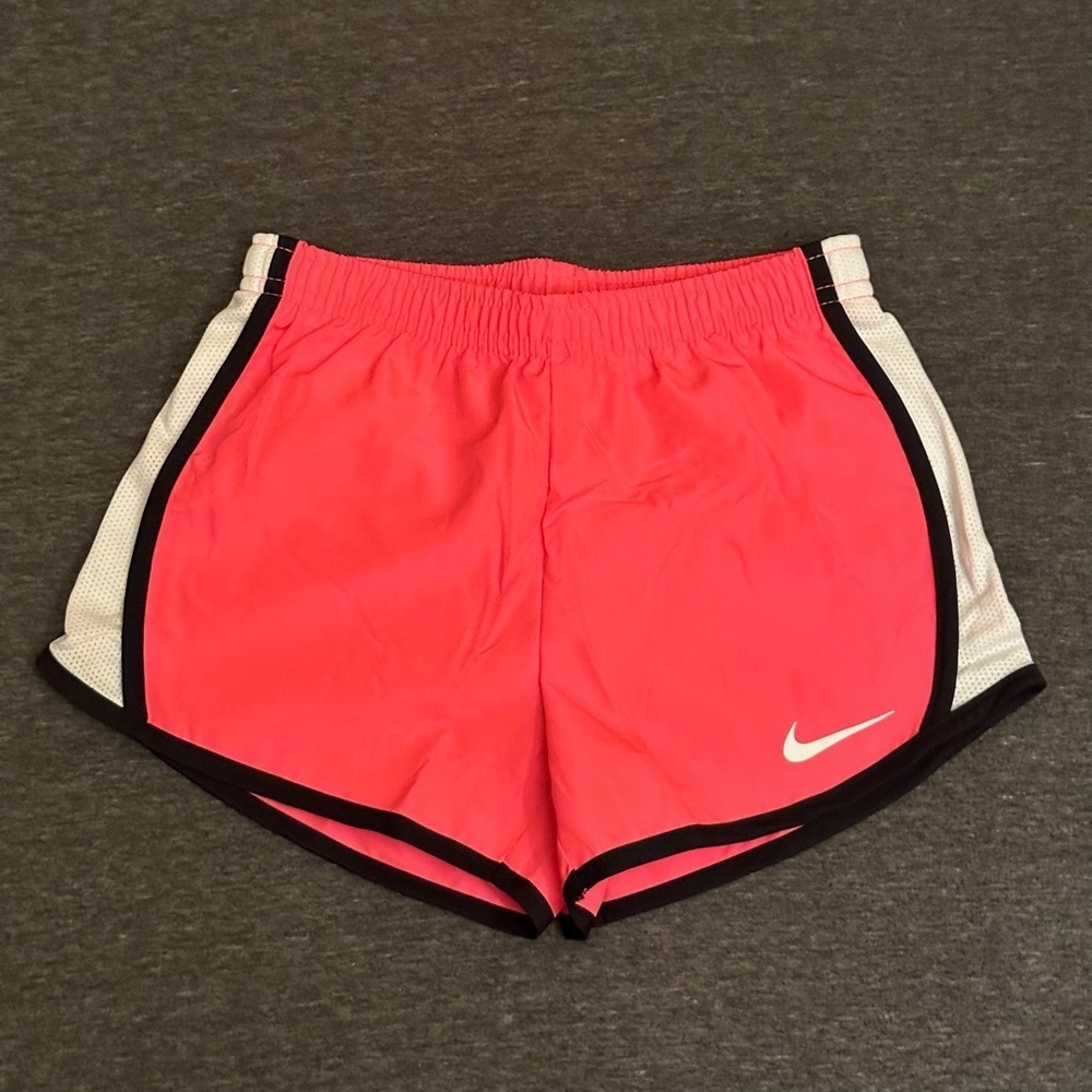 Nike Girls Dri-FIT Sports Shorts Pink Elastic Waistband Multiple Sizes
